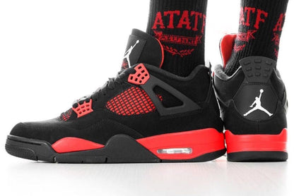 Jordan 4 grzmot czerwony