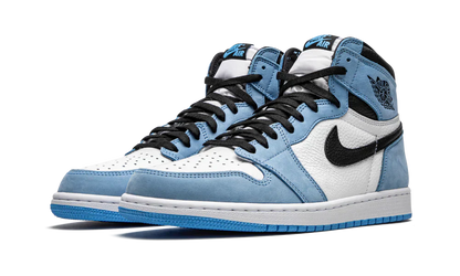 AIR JORDAN 1 RETRO HIGH WHITE UNIVERSITY BLUE BLACK