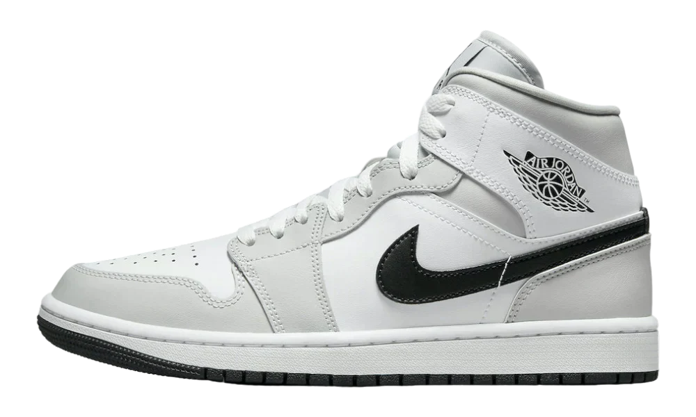 AIR JORDAN 1 MID LIGHT SMOKE GREY